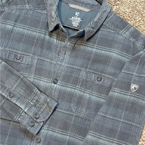 Kuhl Shirt Mens XL Rogue Jac Jacket Boulder Corduroy Overcast Shacket Green